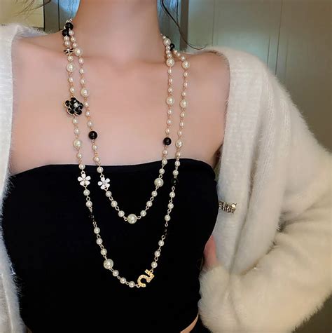 where can i buy copy of chanel cloth necklace|chanel dupe leather.